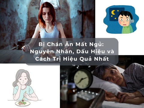 Bị Chán Ăn Mất Ngủ: Nguyên Nhân, Dấu Hiệu và Cách Trị Hiệu Quả Nhất