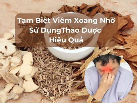 Tạm Biệt Viêm Xoang Nhờ Sử Dụng Thảo Dược Hiệu Quả