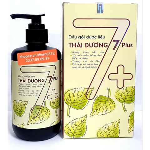 DẦU GỘI THÁI DƯƠNG 7 PLUS - CHỐNG GÃY RỤNG - LÀM MƯỢT TÓC