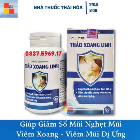 Viên Uống Thảo Xoang Linh - Hỗ trợ Giảm Viêm Xoang, Viêm Mũi Dị Ứng, Giảm Sổ Mũi Nghẹt Mũi