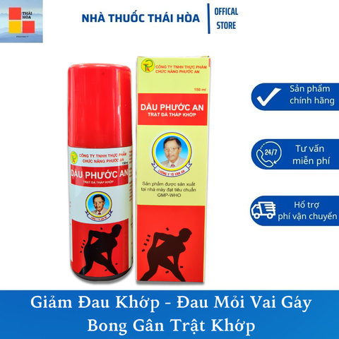 DẦU PHONG THẤP TRẬT ĐẢ PHƯỚC AN CHAI 150ml