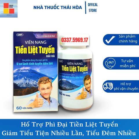 Viên Nang Tiền Liệt Tuyến - Hổ Trợ Tiểu Đêm, Tiểu Tiện Nhiều Lần, Phì Đại Tiền Liệt Tuyến Ở Nam Giới