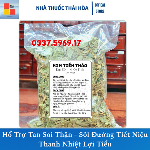 Cây Kim Tiền Thảo - Hỗ Trợ Tan Sỏi, Lợi Tiểu Tự Nhiên. Gói 300gr và 500gr