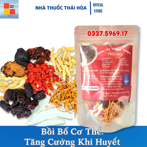 Gia Vị Tiềm Thịt Thái Hòa - Hương Vị Đậm Đà - Giúp Bồi Bổ Cơ Thể - Tăng Cường Khí Huyết