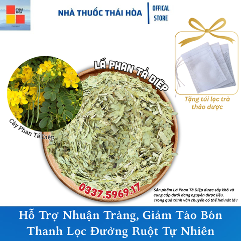 Lá Phan Tả Diệp Khô Tự Nhiên – Thảo Dược Nhuận Tràng, Thanh Lọc Cơ Thể & Hỗ Trợ Tiêu Hóa Hiệu Quả