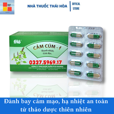 Cảm Cúm F Fito - Hổ Trợ Cảm Mạo Phong Nhiệt - Giảm Nhức Đầu - Hắt Hơi Sổ Mũi