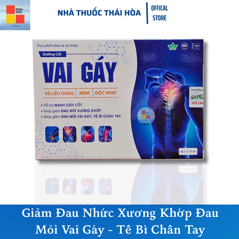 Viên Dưỡng Cốt Vai Gáy. Giảm Đau Nhức Xương Khớp - Đau Mỏi Vai Gáy - Lưu Thông Khí Huyết