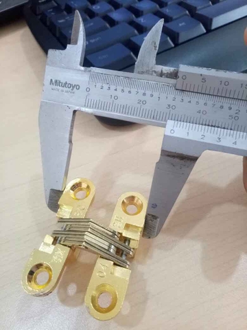 BẢN LỀ LÁ CHỮ THẬP HZ MÀU VÀNG NV-HZ