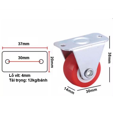 BÁNH XE NHỎ 25-75mm