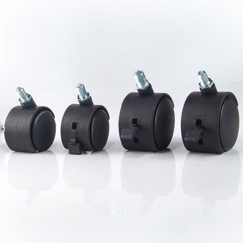 BÁNH XE NHỰA TY REN M6, M8, M10