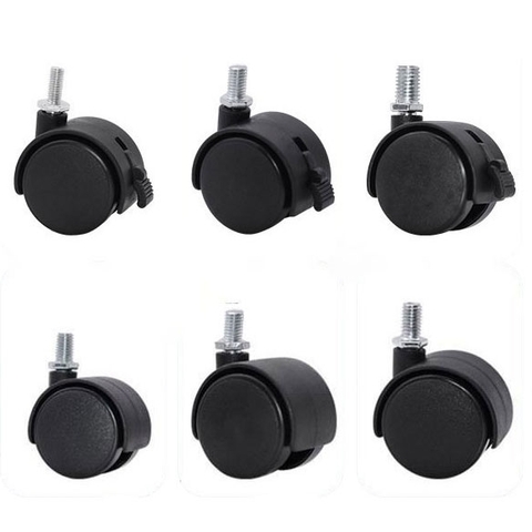 BÁNH XE NHỰA TY REN M6, M8, M10