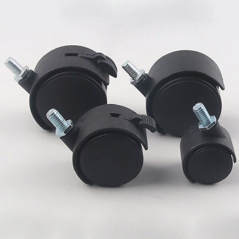 BÁNH XE NHỰA TY REN M6, M8, M10