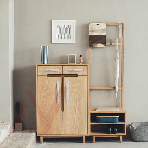 TAY NẮM CỬA TỦ NHÔM MÀU BẠC