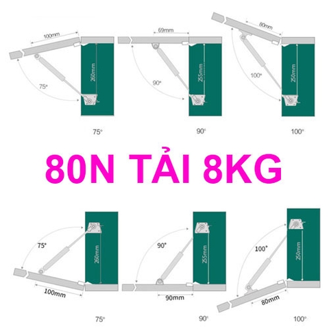 TAY NÂNG TỦ BẾP