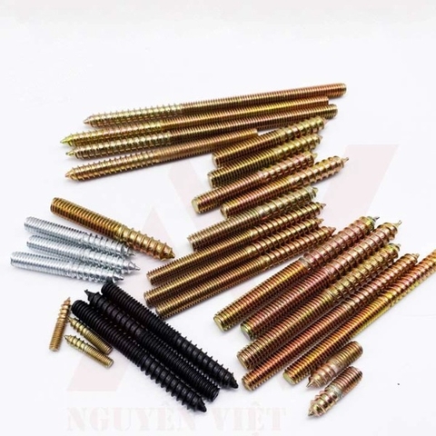 VÍT GỖ 2 ĐẦU REN THƯA