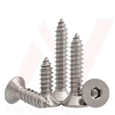 VÍT GỖ ĐẦU LỤC GIÁC CHÌM ĐẦU BẰNG