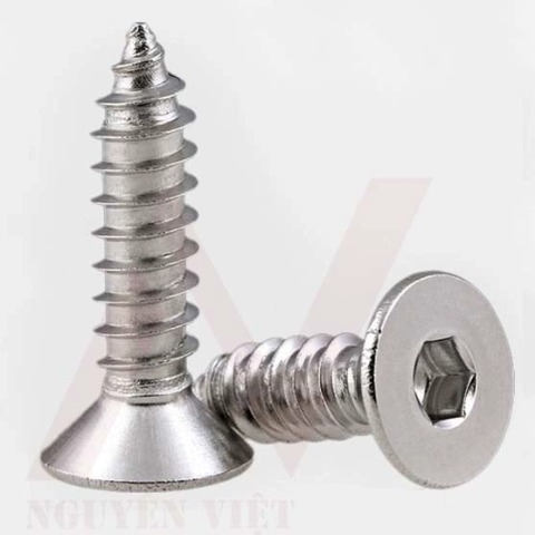 VÍT GỖ ĐẦU LỤC GIÁC CHÌM ĐẦU BẰNG
