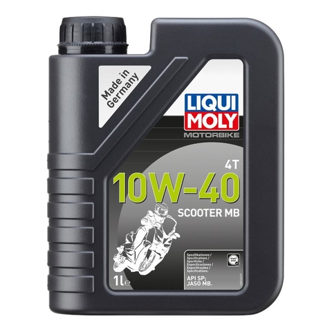 NHỚT XE MÁY (MOTORBIKE 4T 10W40 SCOOTER MB LIQUI MOLY) - 20832