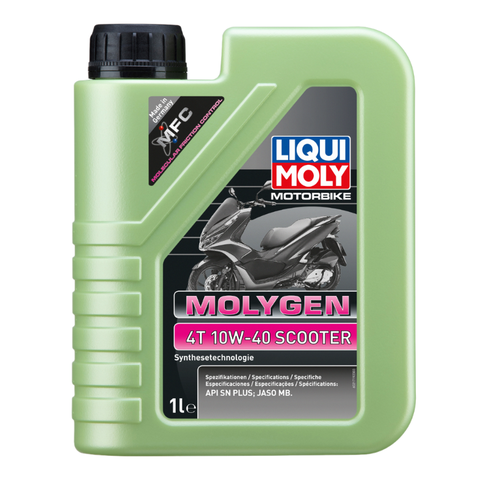 NHỚT XE MÁY (MOTORBIKE 4T 10W40  MOLYGEN SCOOTER LIQUI MOLY )  - 21719