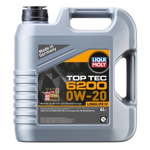 DẦU NHỚT Ô TÔ (TOP TEC 6200 0W20 LIQUI MOLY) 4L - 20788