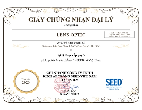 Kính áp tròng SEED 1 ngày - Màu Sweetie Make, lens SEED eye coffret 1 day UV- Lens Optic