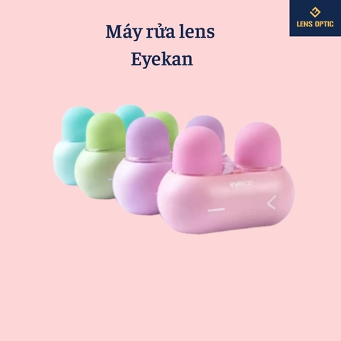 Máy rửa lens Eyekan tai thỏ loại bỏ bụi bẩn, cặn protein bám trên lens