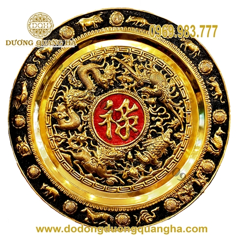 Mâm tứ linh chữ lộc