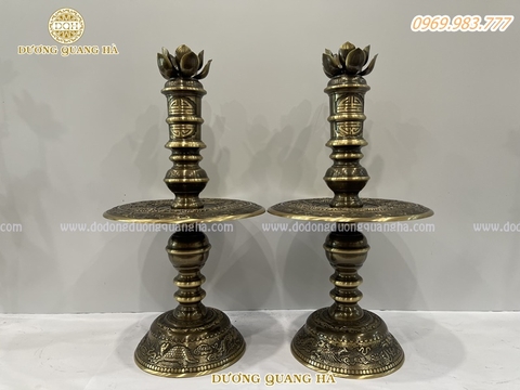 NẾN 70 ĐỒNG VÀNG CHẠM RỒNG PHƯỢNG