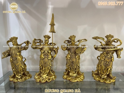 BỘ TƯỢNG ĐỒNG TỨ ĐẠI THIÊN VƯƠNG