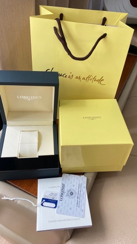 Hộp Longin mix gỗ - da đen