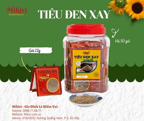 Tiêu đen Mikiri - Gia vị tiện dụng, chất lượng Tieu-den-xay