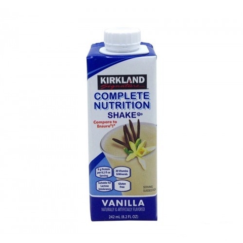 Sữa Kirkland Complete Nutrition hương Vanilla 242ml