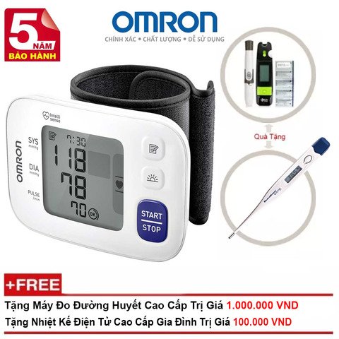 Máy đo huyết áp cổ tay Omron HEM-6181