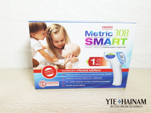 Nhiệt Kế Đo Trán Hồng Ngoại Cemio Metric 308 - Châu Âu