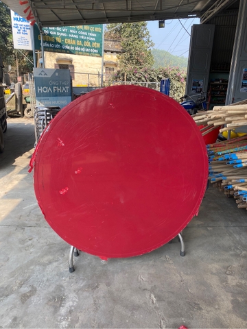 BÀN TRÒN INOX 1m4 DẦY