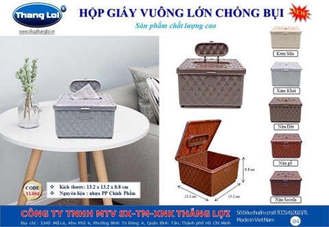 hộp giấy vuông lớn chống bui TL 066