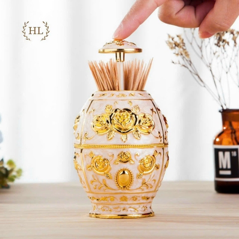 tăm vàng hoàng gia tròn