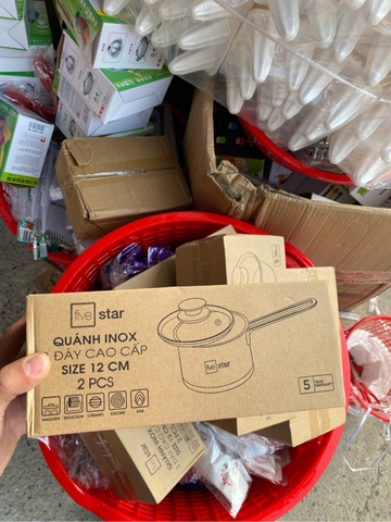 xoong bột five 3 đáy 12