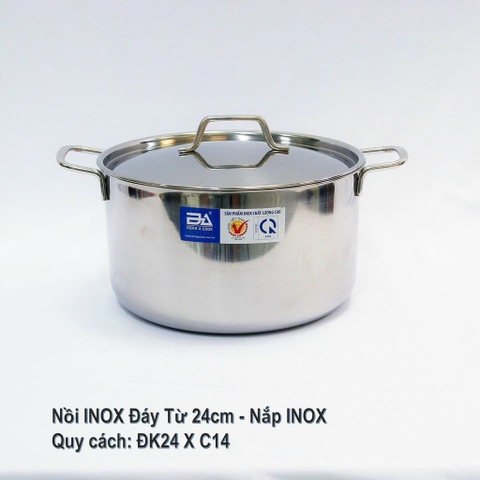 xoong 24 inox đông á