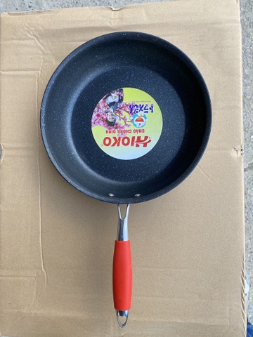 chảo inox đáy từ liền khối 30 cm hioko