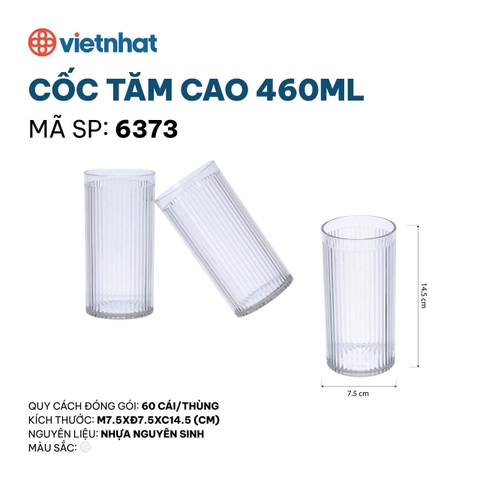 CỐC TĂM CAO 460ML 6373