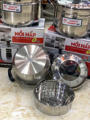 nồi hấp 2 đáy 26 hoàng gia