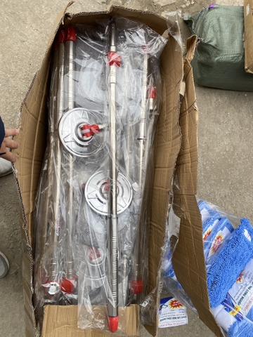 bộ gậy lau toàn inox winhome