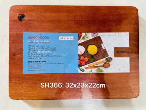 thớt gỗ xà cừ CN 366 mega