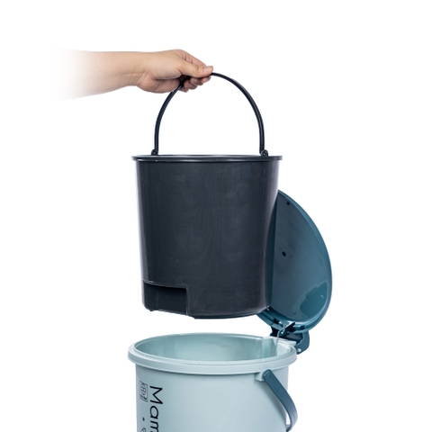 BẬT RÁC TRÒN 10L 8023