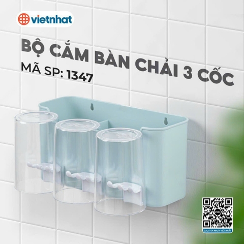 BỘ CẮM BÀN CHẢI 3 CỐC 1347