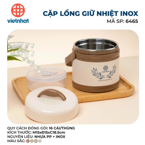 CẶP LỒNG GIỮ NHIỆT INOX 6465