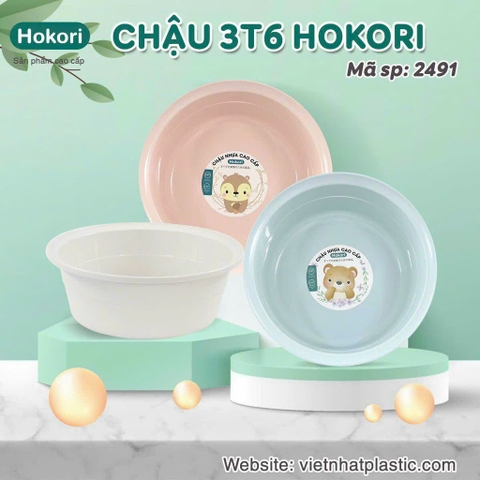 CHẬU 3T6 HOKORI 2491