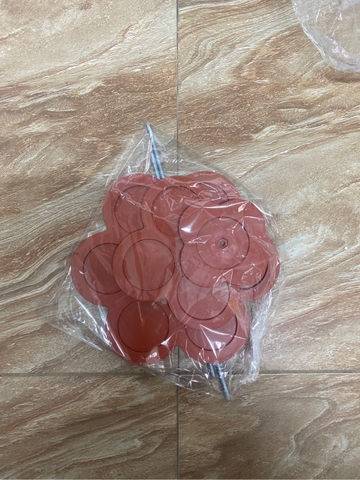 tháp nước 3 tầng hoa không sơn