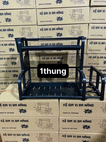 kệ gia vị đa năng đen
